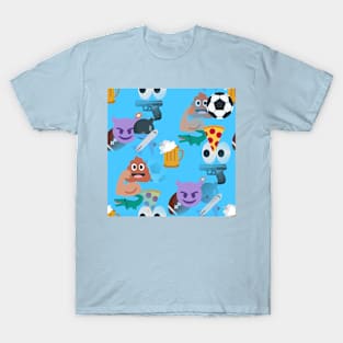 boy blue emoji T-Shirt